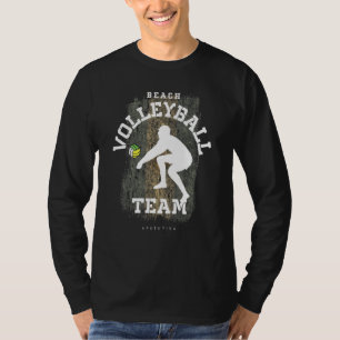 Beach Volleyball Argentina Flagga Kärlek Volleybal T Shirt