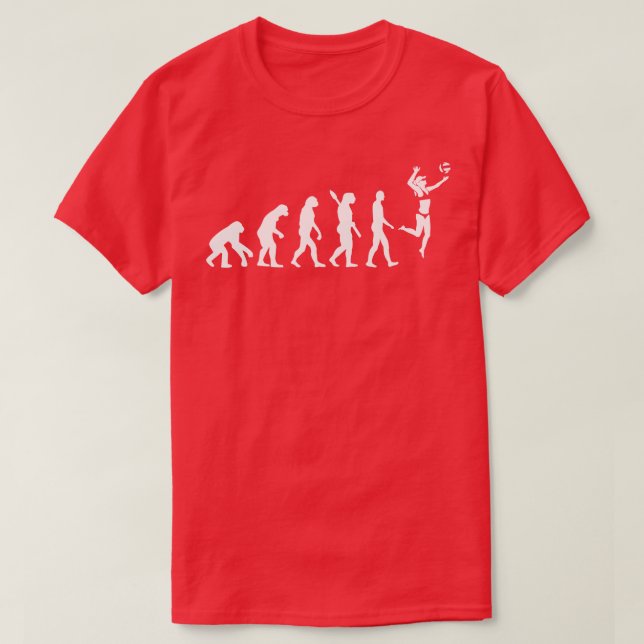 Beach volleyball evolution 1 t shirt (Design framsida)