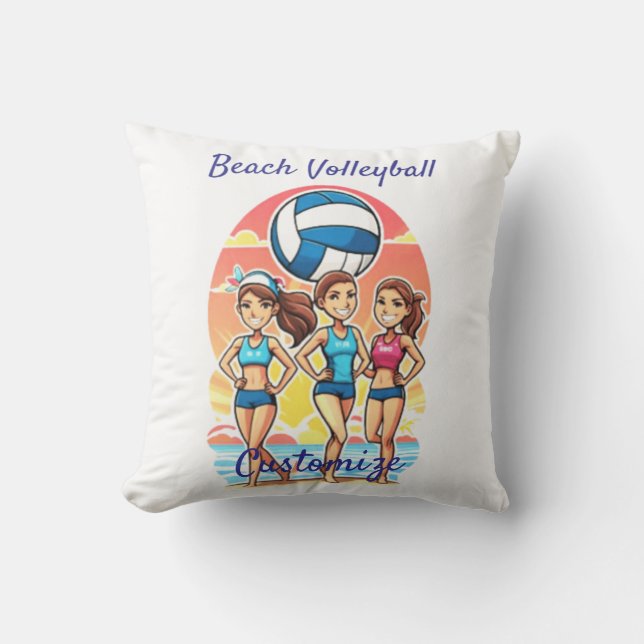 Beach Volleyball Girls Thunder_Cove Kudde (Framsida)