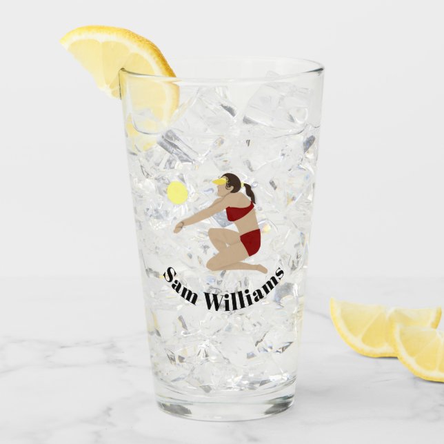 Beach Volleyball Glaskopp (Framsida Ice)