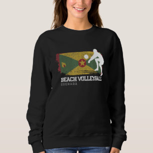Beach Volleyball Grenada Flagga Kärlek Volleyball T Shirt