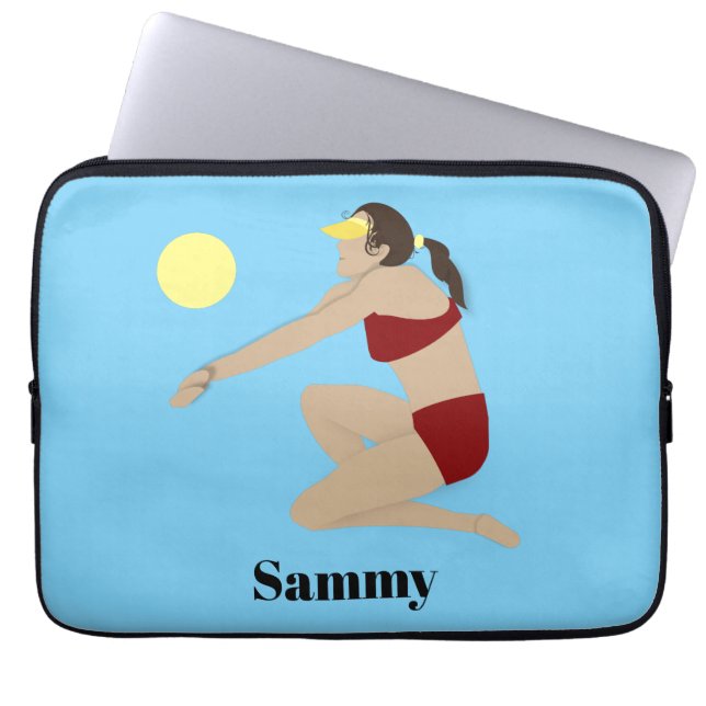 Beach Volleyball Laptop Fodral (Framsidan)