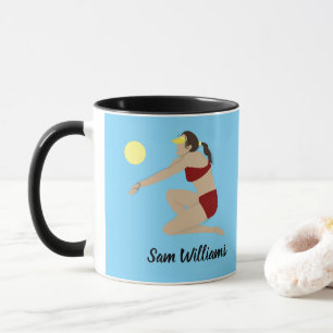 Beach Volleyball Mugg