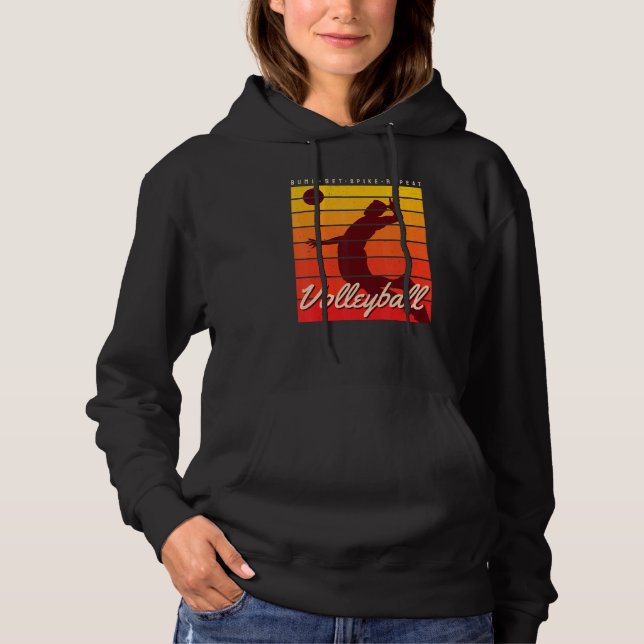 Beach Volleyball Player Coach Bump Set Spike Repea T Shirt (Framsida)