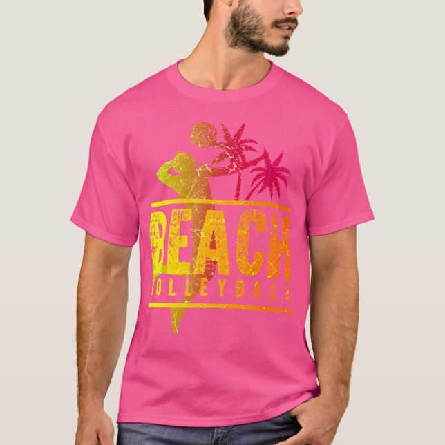 Beach Volleyball Player T Shirt (Framsida)
