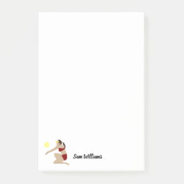 Beach Volleyball Post-it Block