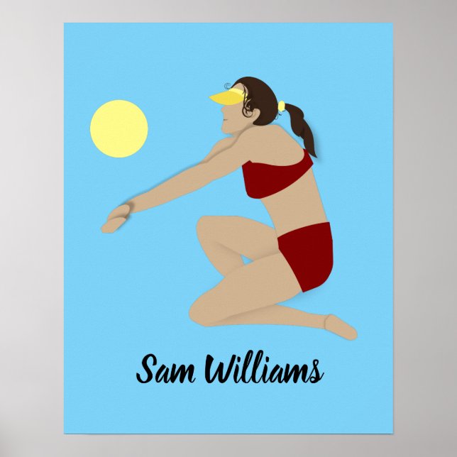 Beach Volleyball Poster (Framsidan)