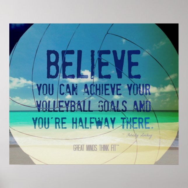 Beach Volleyball Poster 015 för Motivering (Framsidan)