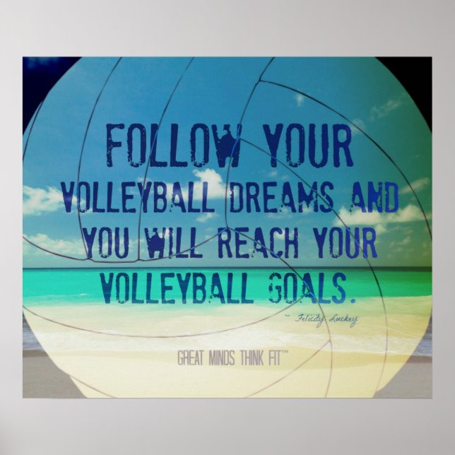 Beach Volleyball Poster 018 för Motivering (Framsidan)