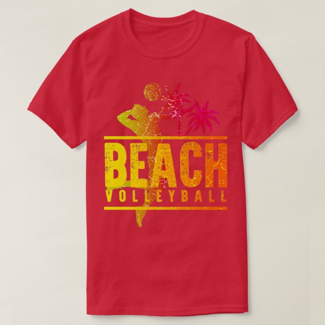 Beach Volleyball T Shirt (Design framsida)