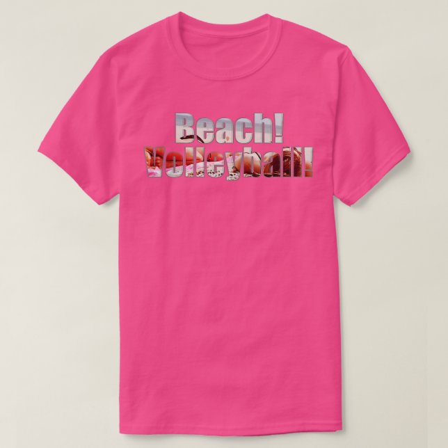 Beach Volleyball T Shirt (Design framsida)