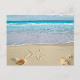 Beach-vykort Vykort