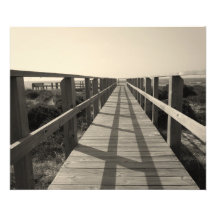 Beach Walk i Sepia