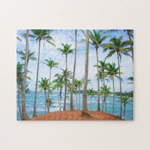 Beach Walk Ocean teal Vågar Vatten Breeze Pussel