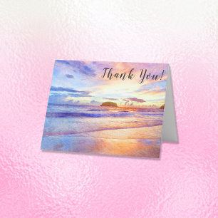 Beach Watercolor Sunrise-Tack Tack Kort