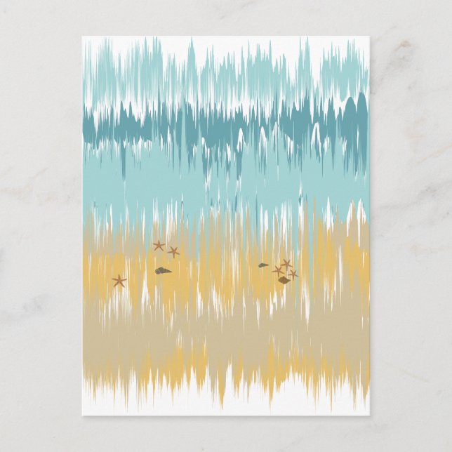 Beach wave vykort (Framsida)