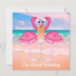 Beach Wedding 2 Inbjudningar