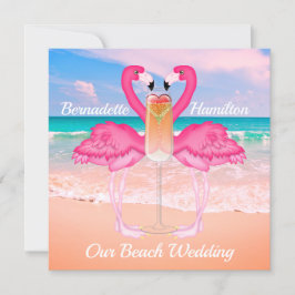 Beach Wedding 2 Inbjudningar