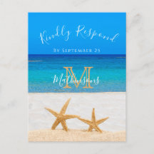 Beach Wedding 2 Starfish i Sand