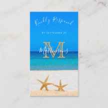 Beach Wedding 2 Starfish in Sand Osa