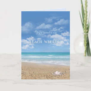 Beach Wedding (anpassadet) Inbjudan