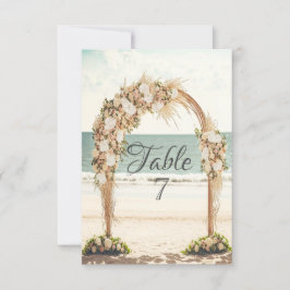 Beach Wedding Arbor Ro Inbjudningar