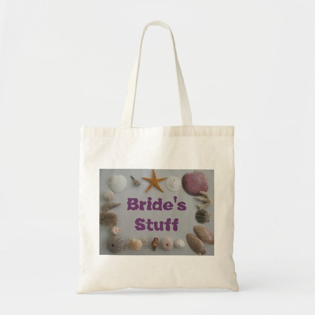 Beach Wedding/Brides Saker Tygkasse (Framsidan)
