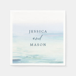 Beach Wedding Cocktail Napkin Pappersservett