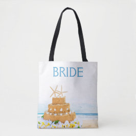 Beach Wedding Collection fold Personlig Bride Tygkasse