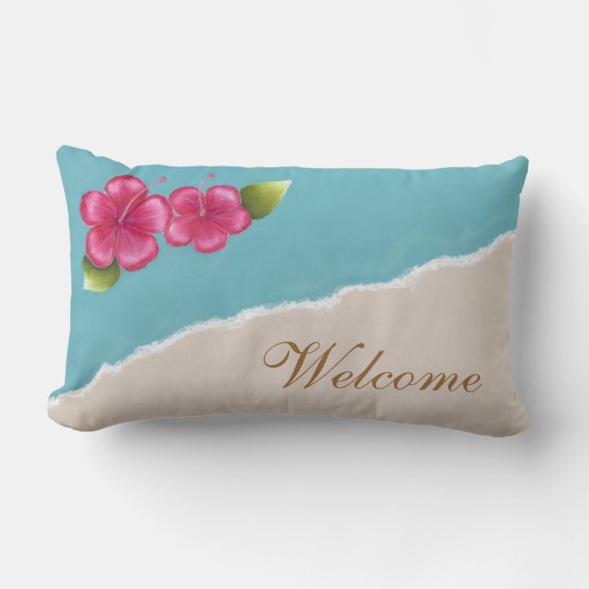 Beach Wedding Dekorativ kudde Lumbar 13 x 21 (Framsida)