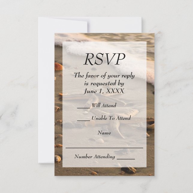 Beach Wedding eller event OSA (Framsida)