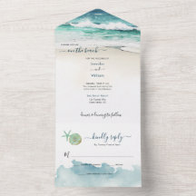 Beach Wedding för kustnära Oceanen