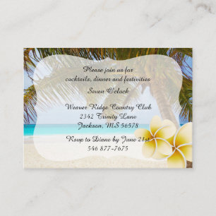 Beach Wedding för Mr & Mrs. Anpassa Tilläggskort