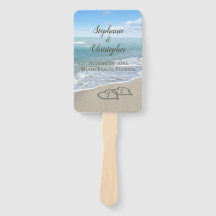 Beach Wedding Hearts in the Sand Elegant