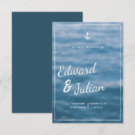 Beach Wedding-inbjudan Inbjudningar
