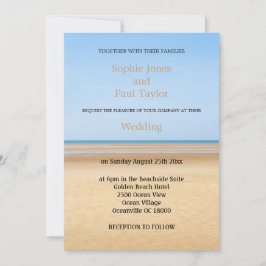 Beach Wedding-inbjudningskort Inbjudningar