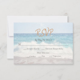 Beach Wedding Invitation Seaside/Oceanside Wedding OSA Kort