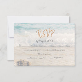 Beach Wedding Invitation Seaside/Oceanside Wedding OSA Kort