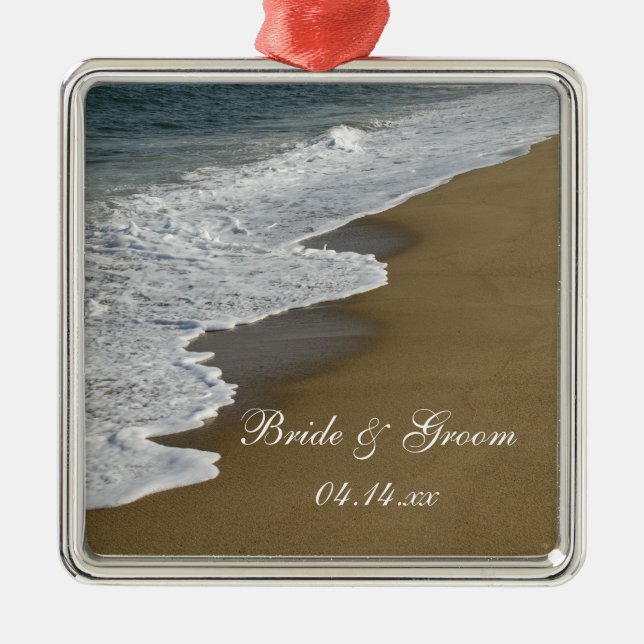 Beach Wedding Julgransprydnad Metall (Framsidan)