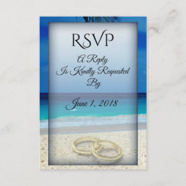Beach Wedding med Ringar OSA kort