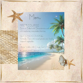 Beach Wedding Menu Papprare Lakan