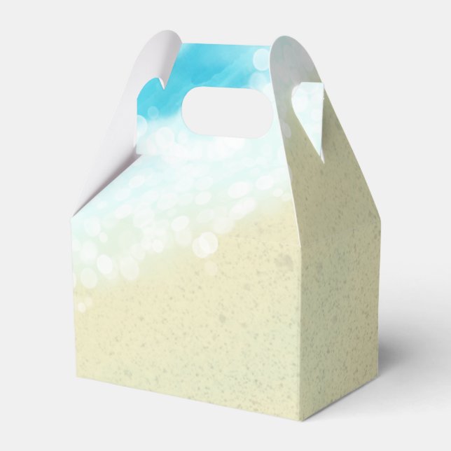 Beach Wedding Möhippa Sand Tropical Vinkarare Presentaskar (Framsidan Sidan)