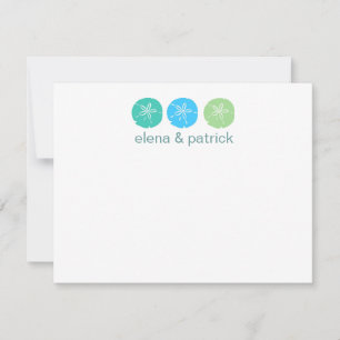 Beach Wedding Note-kort Anteckningskort