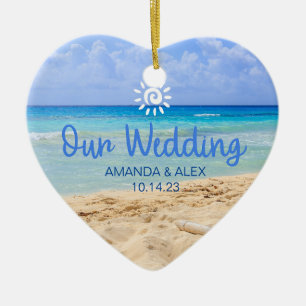 Beach Wedding Ornament Party Favor
