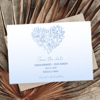 Beach Wedding Photo Save Date