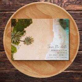Beach Wedding Photo Spara Datumet