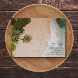 Beach Wedding Photo Spara Datumet