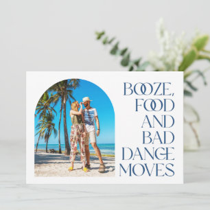 Beach Wedding Photo Sparat datumet meddelande
