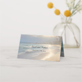 Beach Wedding Placeringskort