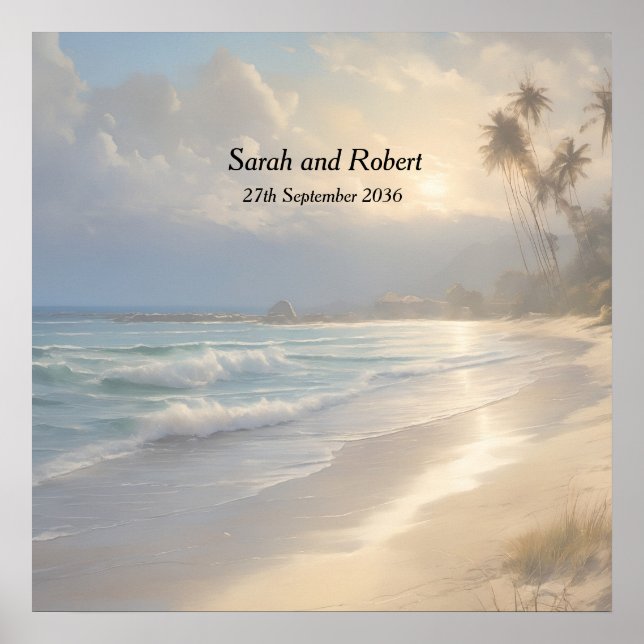 Beach Wedding Poster (Framsidan)